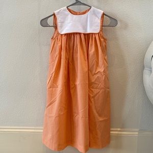 Girl’s Mom & Me checkered dress w/ bib for monogrammed! Sz 5.